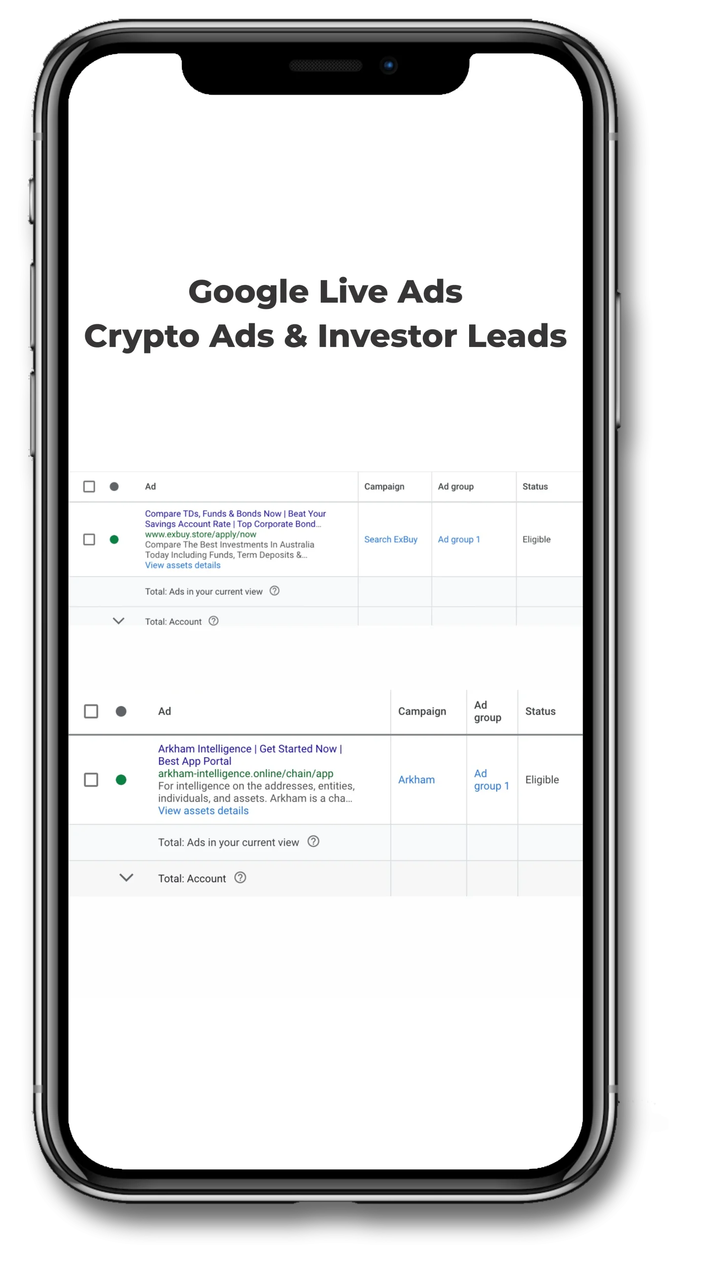 crypto ads